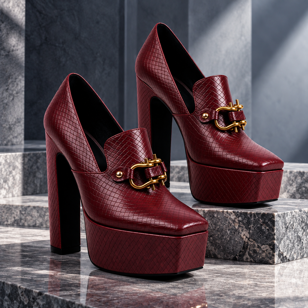 Simone Platform Loafer Pumps