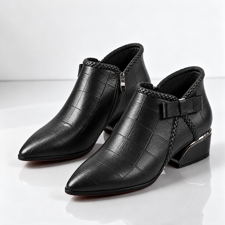 Wren Croc Braided Boots