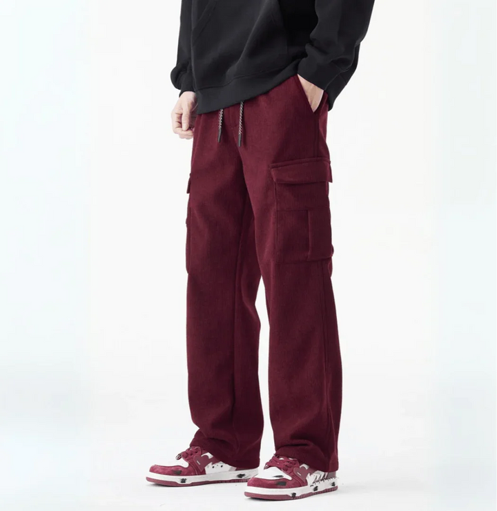 Origin Fleece Corduroy Pants — back view