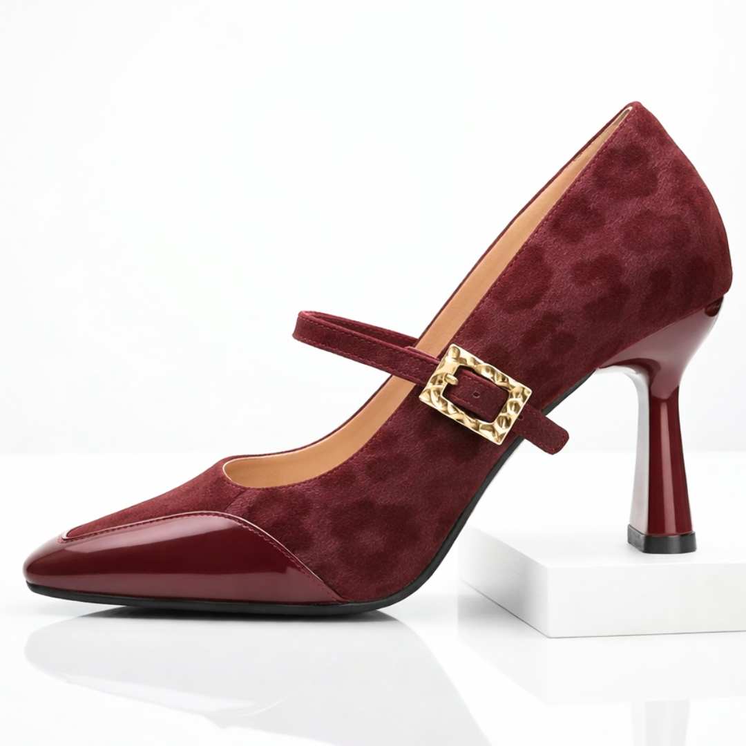 Harper Lane Leopard Heels — styling shot