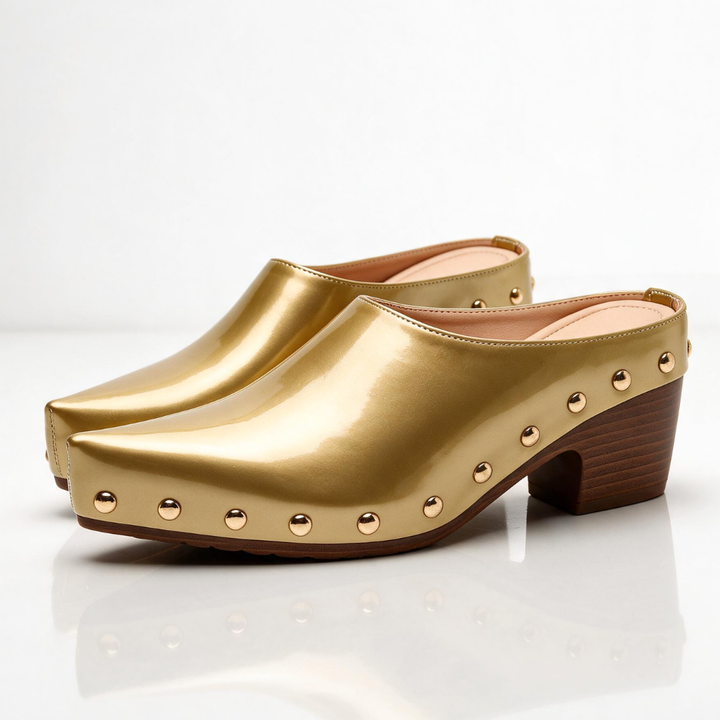 Sutton Studded Mules