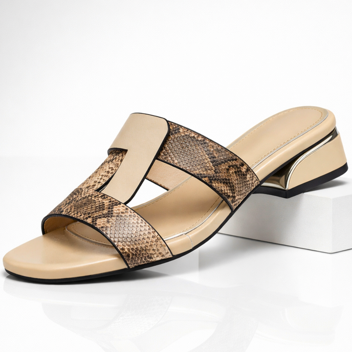 Harper Lane Serpenta Sandals — back view