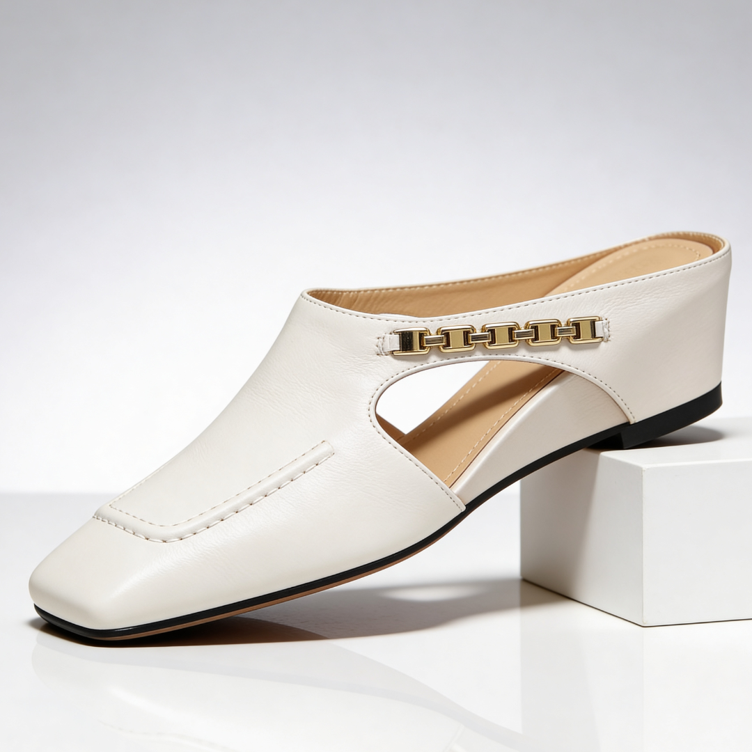 Sorrento Square-Toe Mules