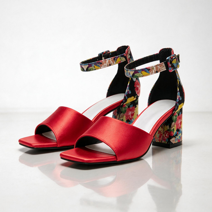 Klara May Floral Heels