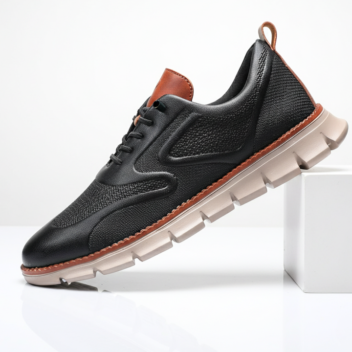 Hampton Lane Matte Sneakers — back view
