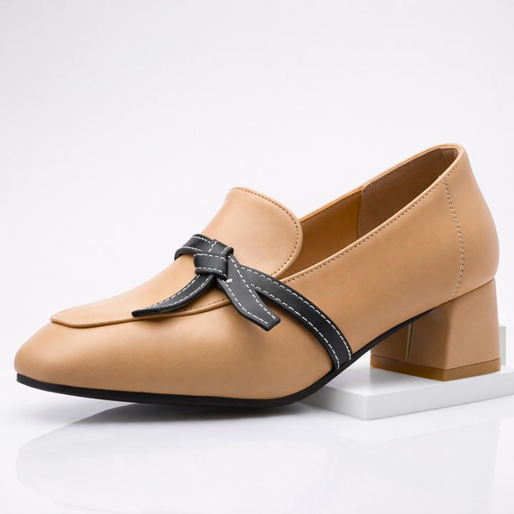 Harper Lane Silk Loop Loafers — side view