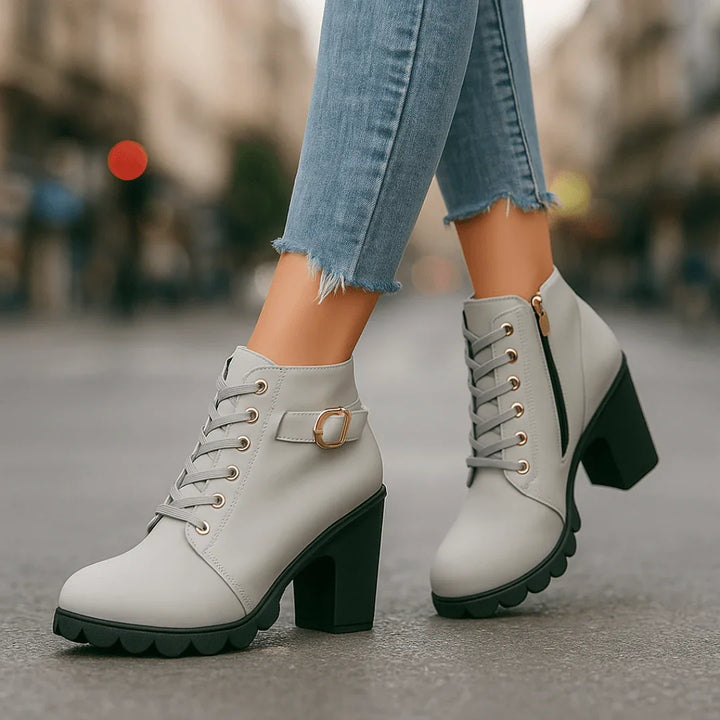 Harper Lane Ankle Boots — side view