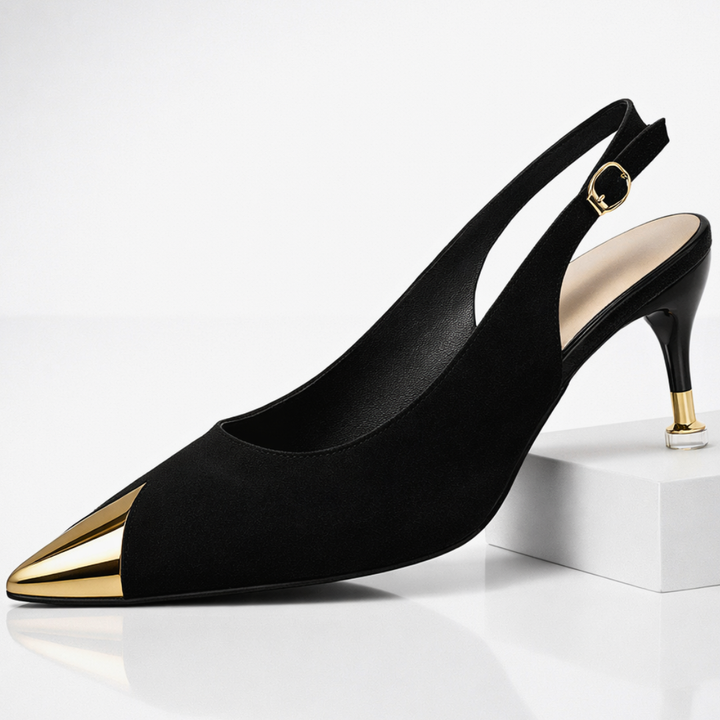 Odette Slingback Stiletto Heels — side view