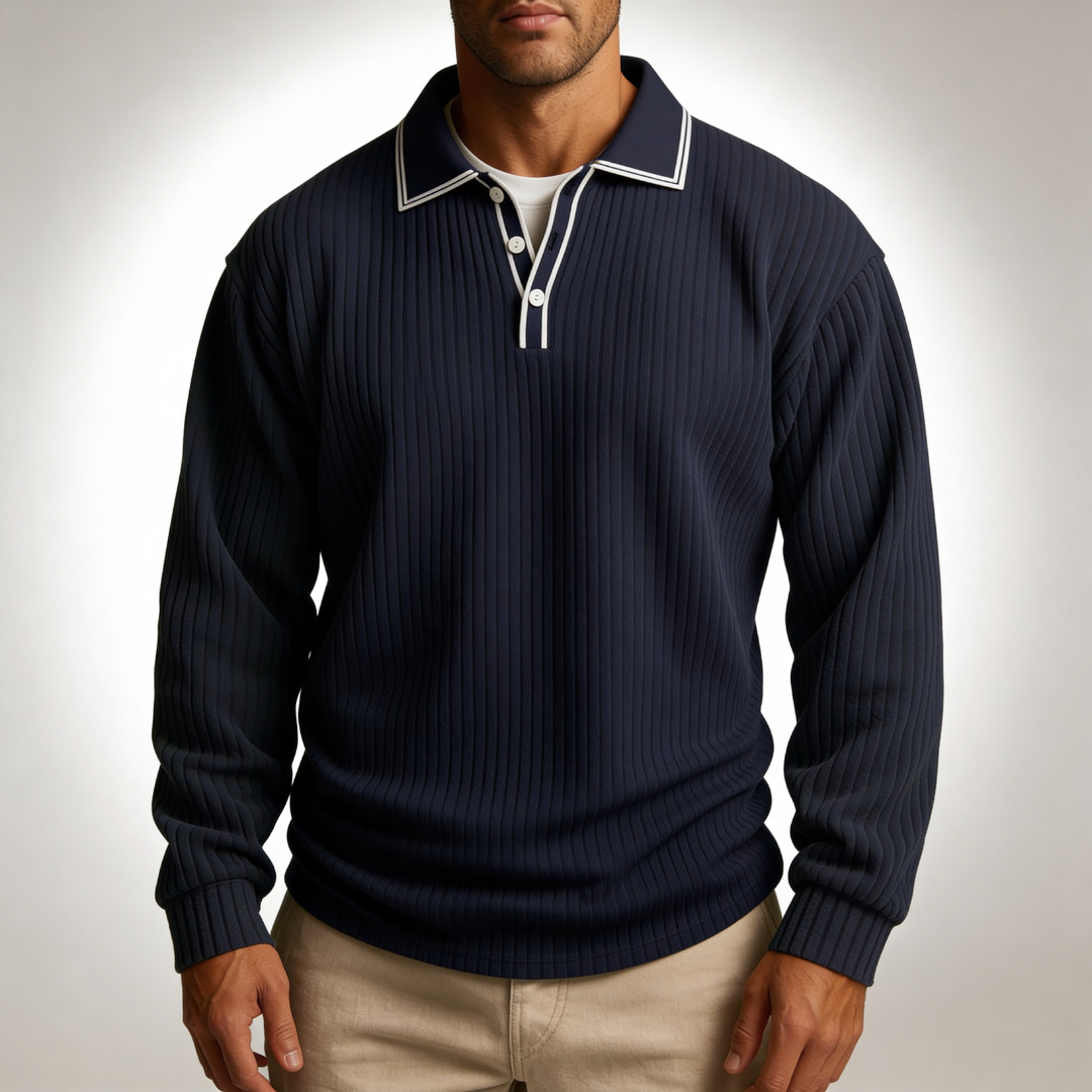 Westbrook Long Sleeve Polo — side view