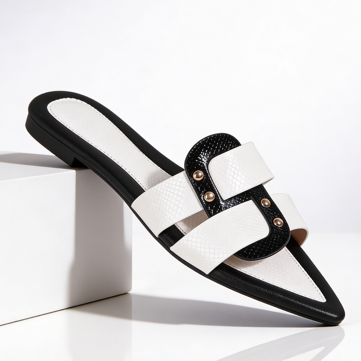 Odette Pointed Mules — side view