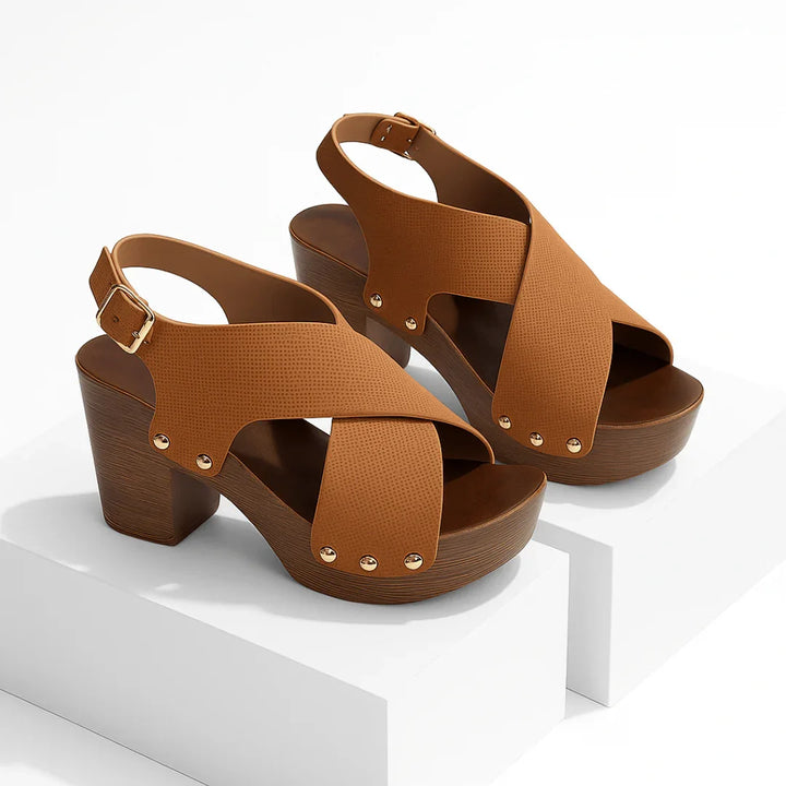 Sofia Blake Heels — texture detail