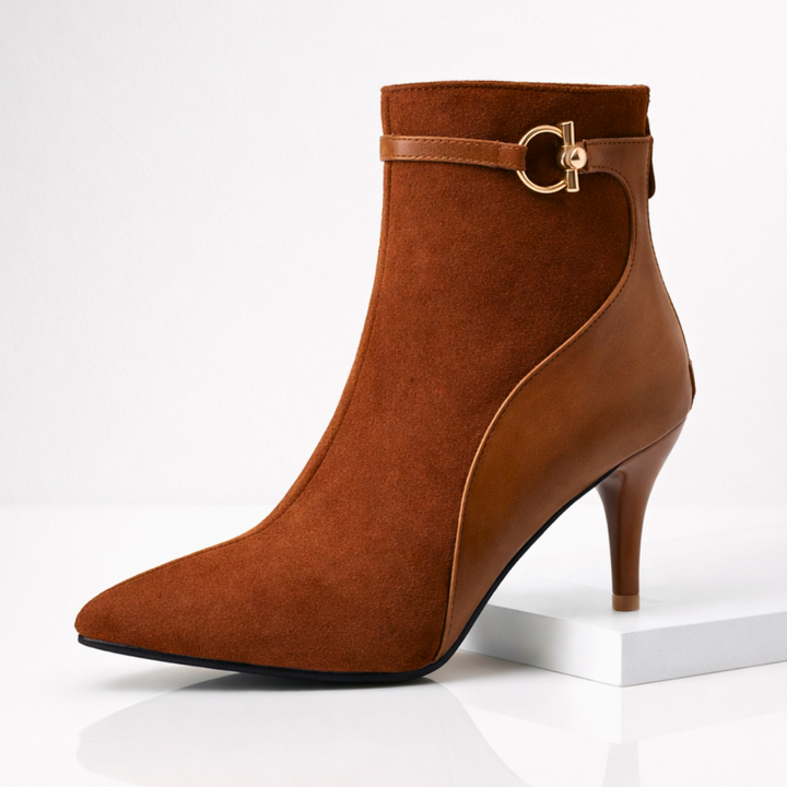 Seraphina Two-Tone Vintage Boots — packaging