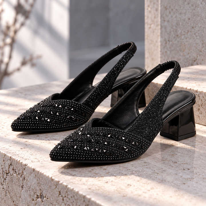 Noelle Sparkle Slingbacks