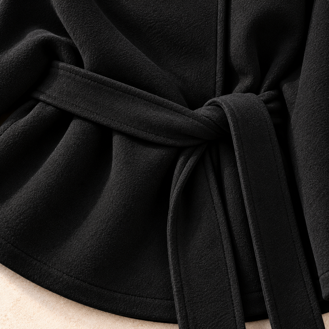 Eleanor Belted Cape Jacket