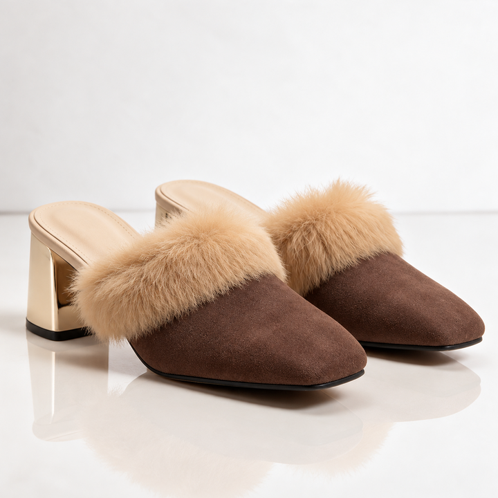 Odette Fur Mules