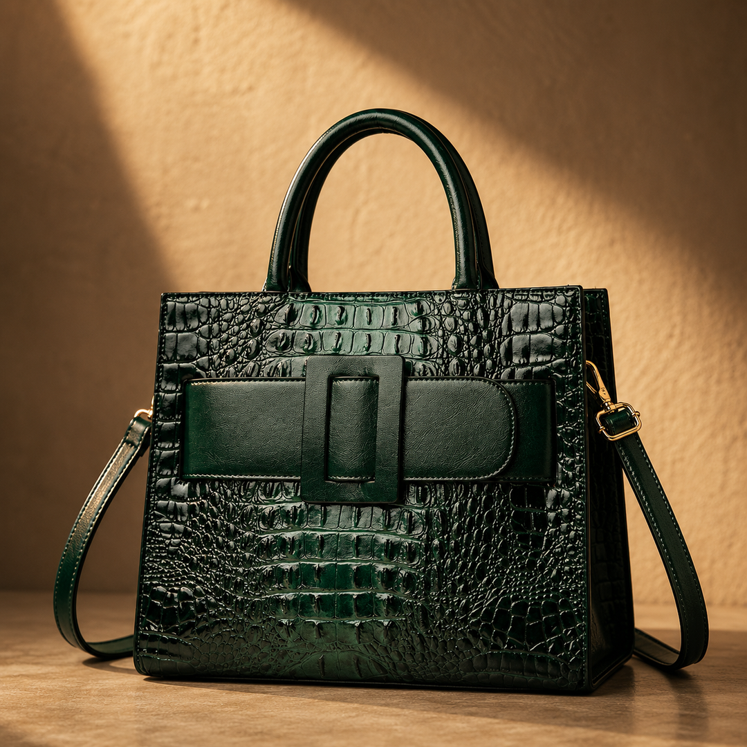 The Kensington Croc Tote