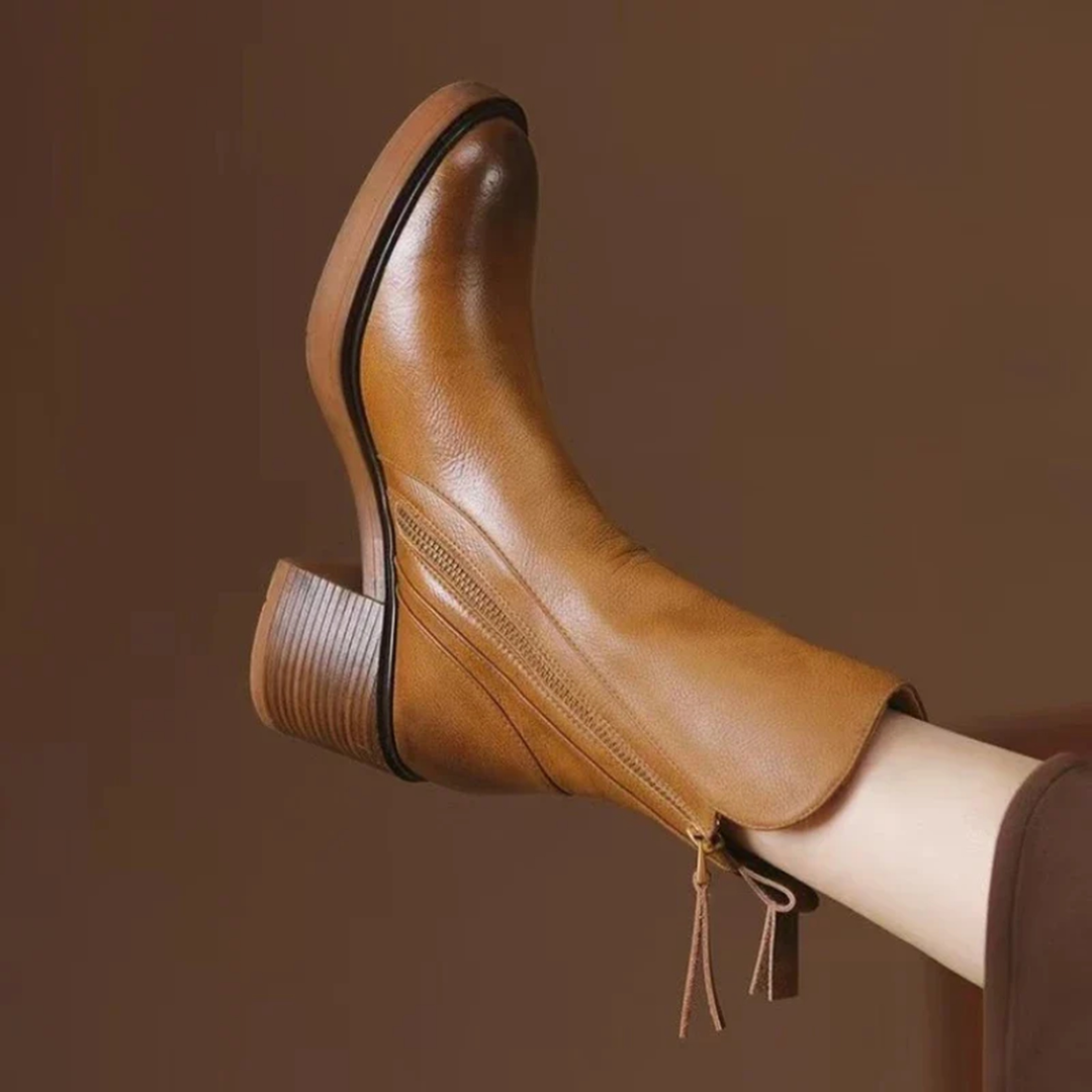 Odette Leather Ankle Boots — packaging