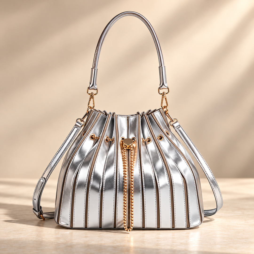 Atelier Pleated Bucket Bag
