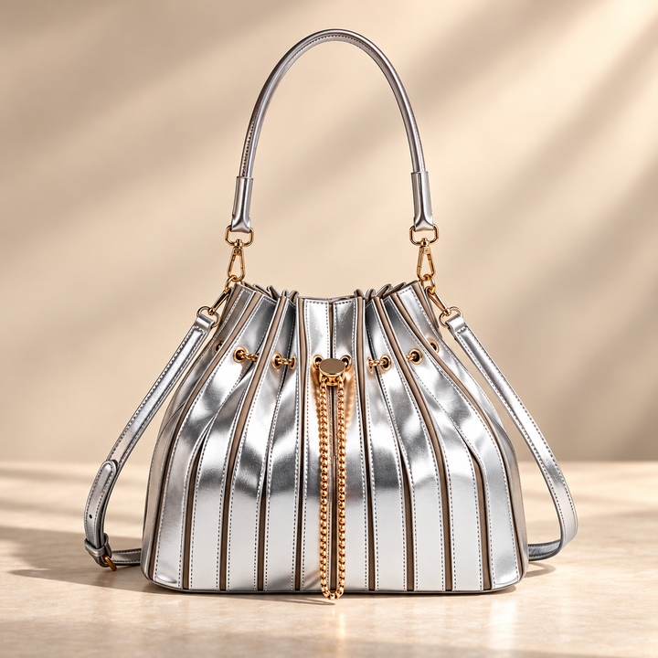 Atelier Pleated Bucket Bag