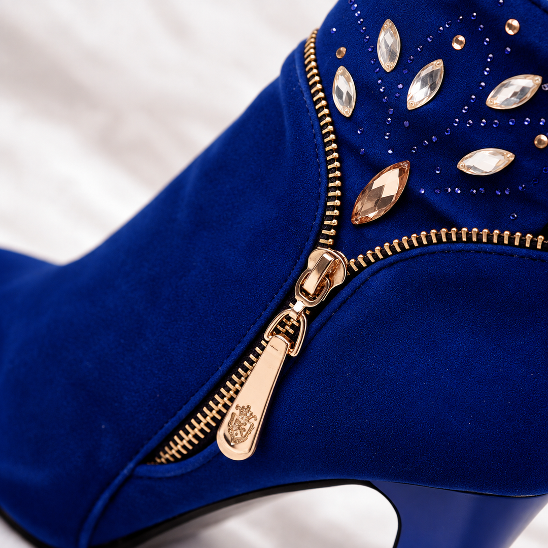 Banff Rhinestone Ankle Boots