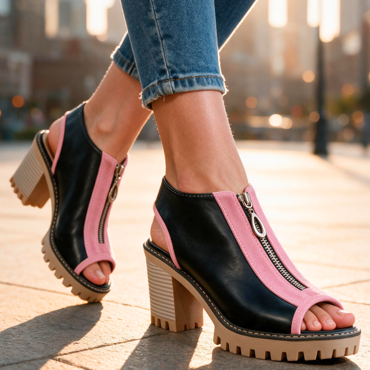 Chelsea Lake Zip Heels