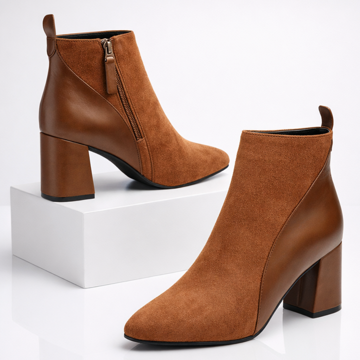 Odette Suede Ankle Boots — detail view