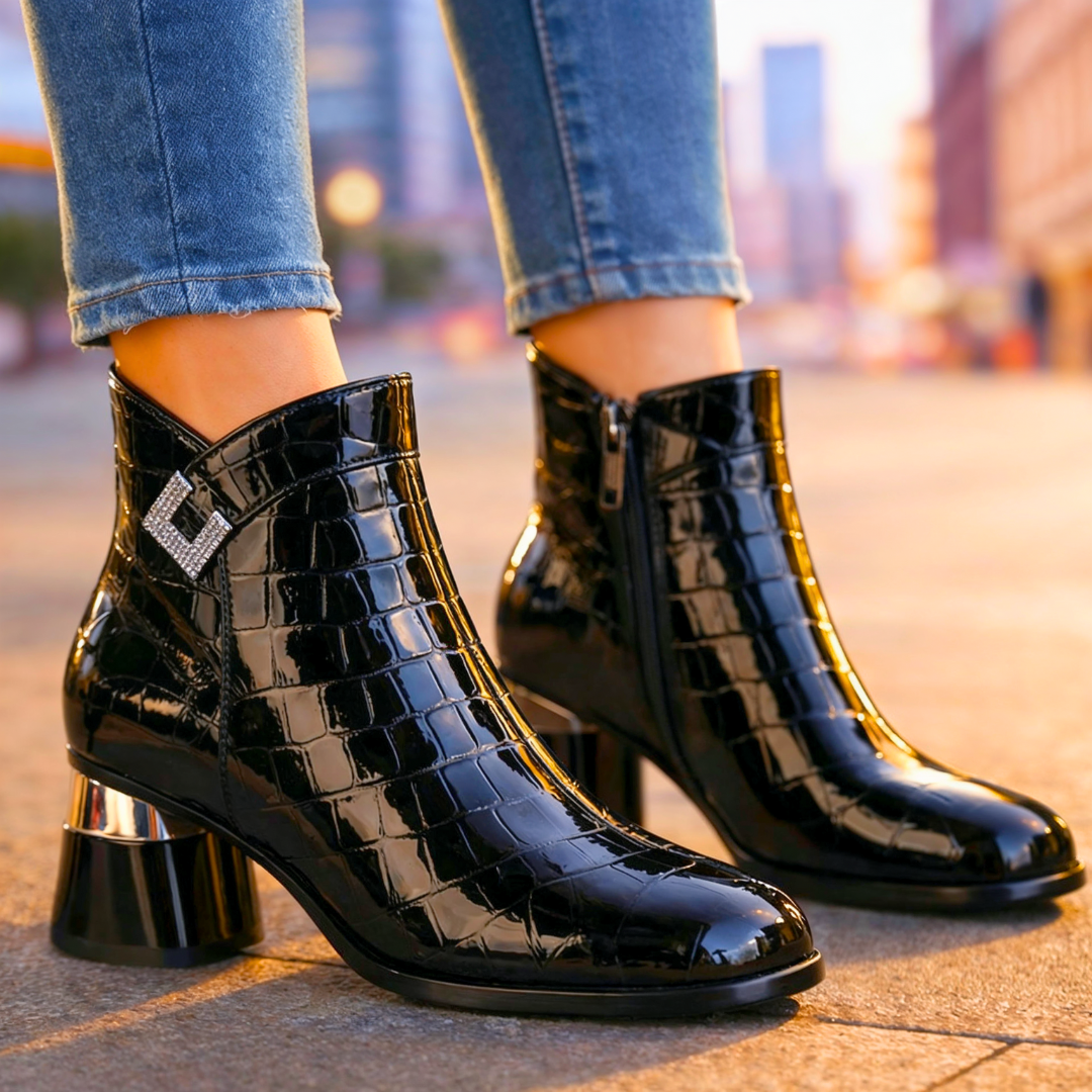 Harper Lane Gator Ankle Boots — packaging