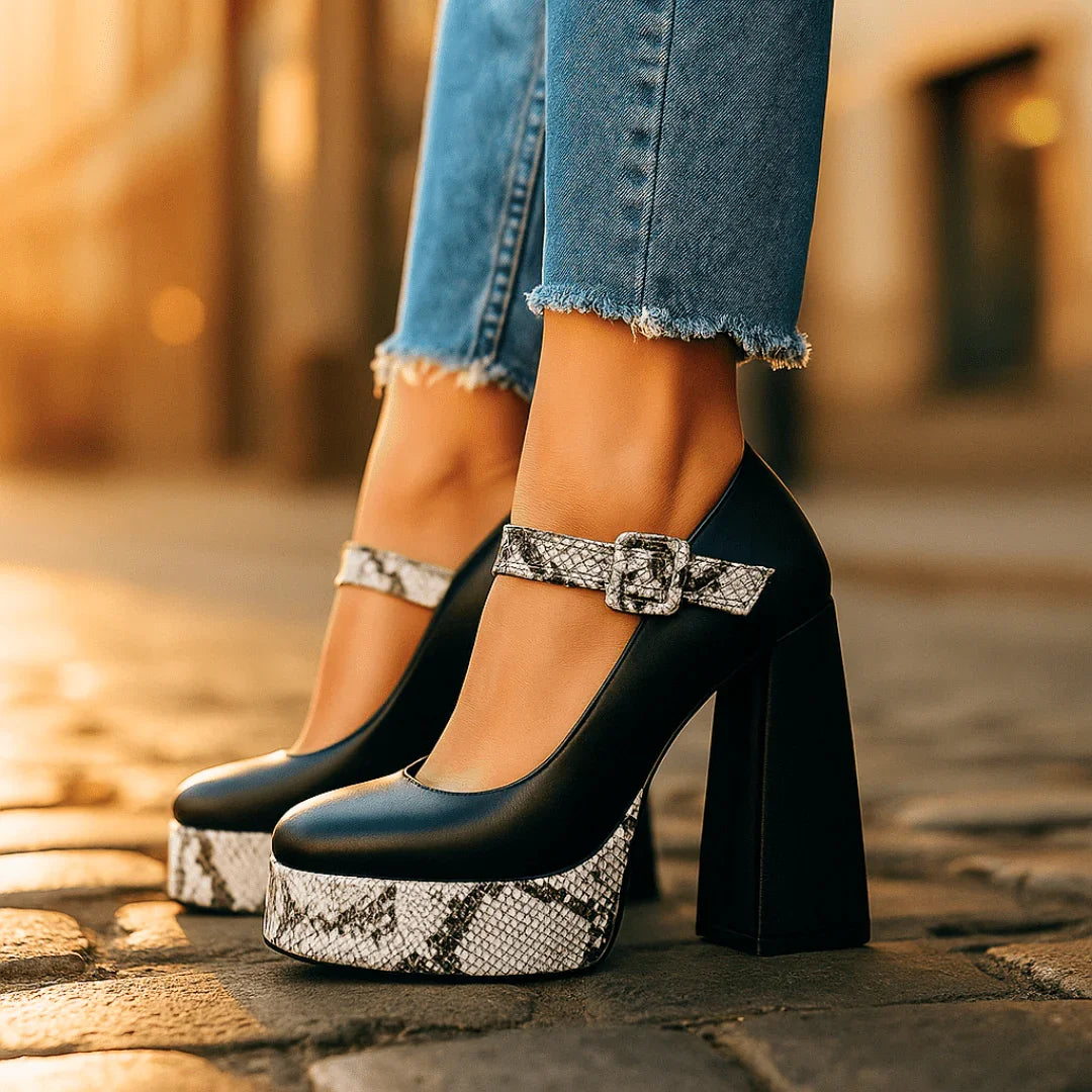 Scala Alta Heels — lifestyle shot