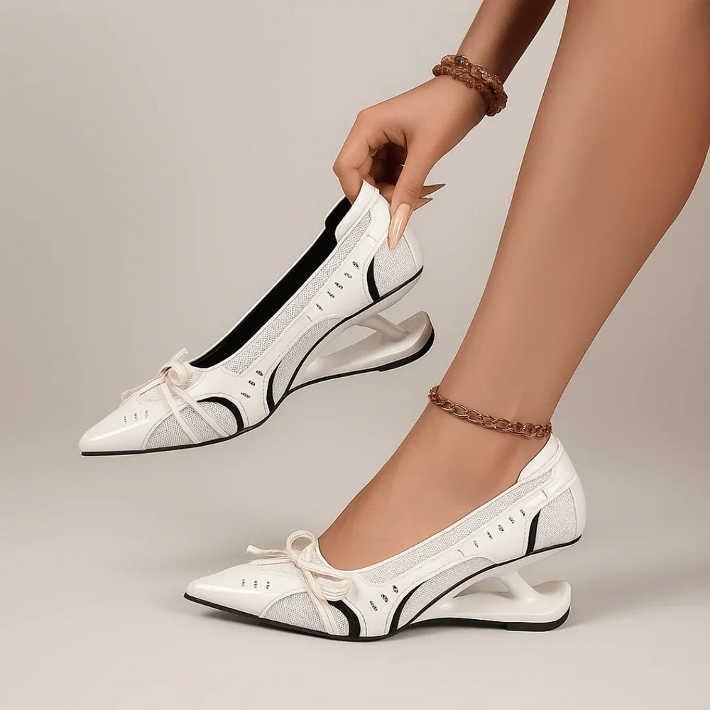 Vivienne Block Heels — side view