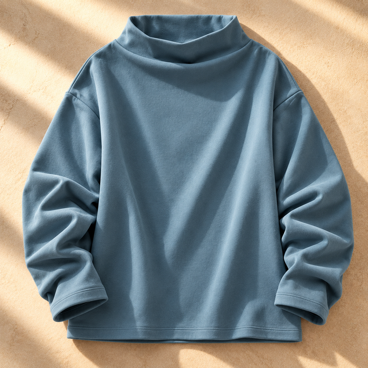 Eleanor Funnel-Neck Top