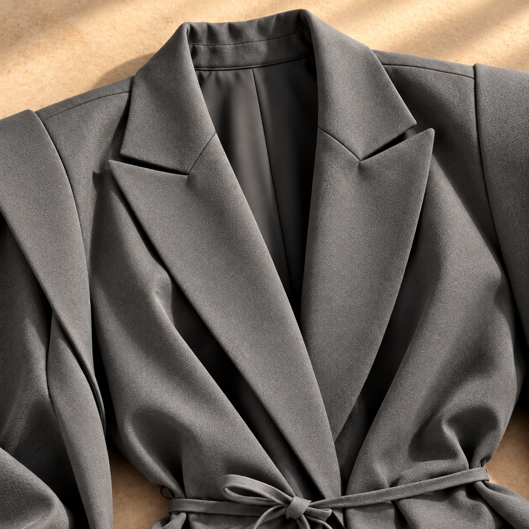 Madison Layered-Shoulder Blazer