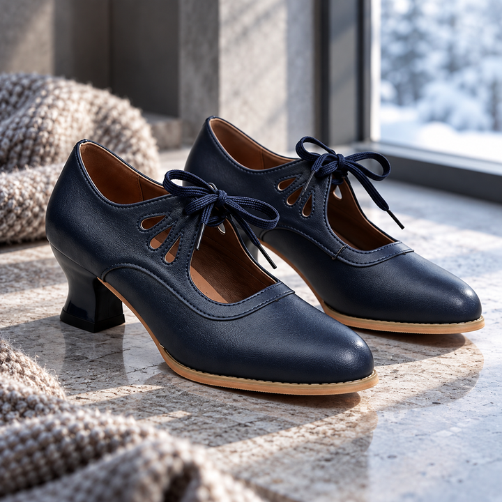 Eleanor Petal Tie Pump