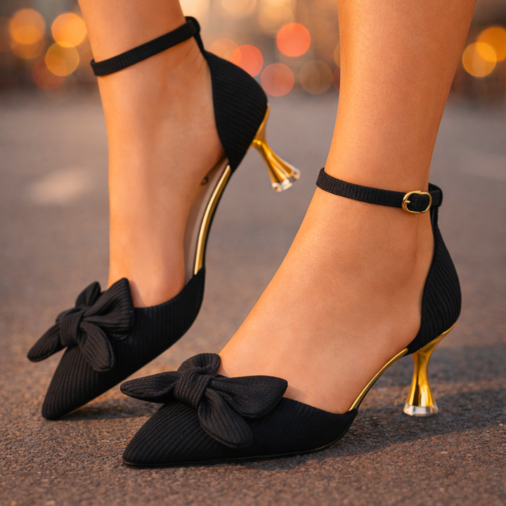 Seraphina Bow Heels — alternate view