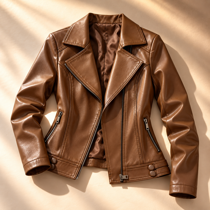 Francesca Lapel Moto Jacket