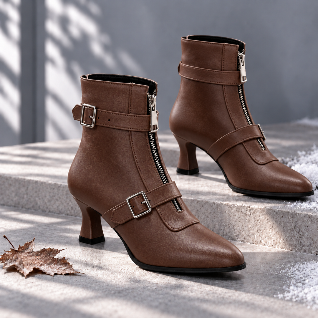 Harper Lane Kitten Zip Boots