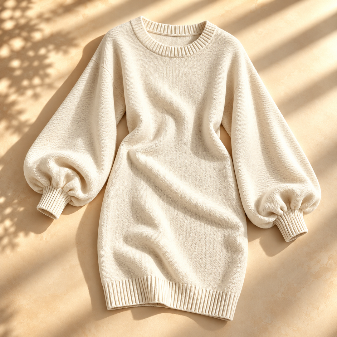 Margot Lantern Knit Dress
