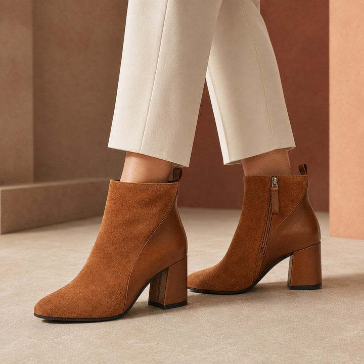 Odette Suede Ankle Boots