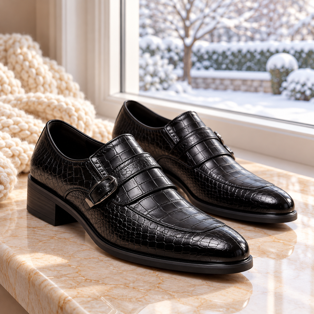 Carlton Croc Buckle Loafers