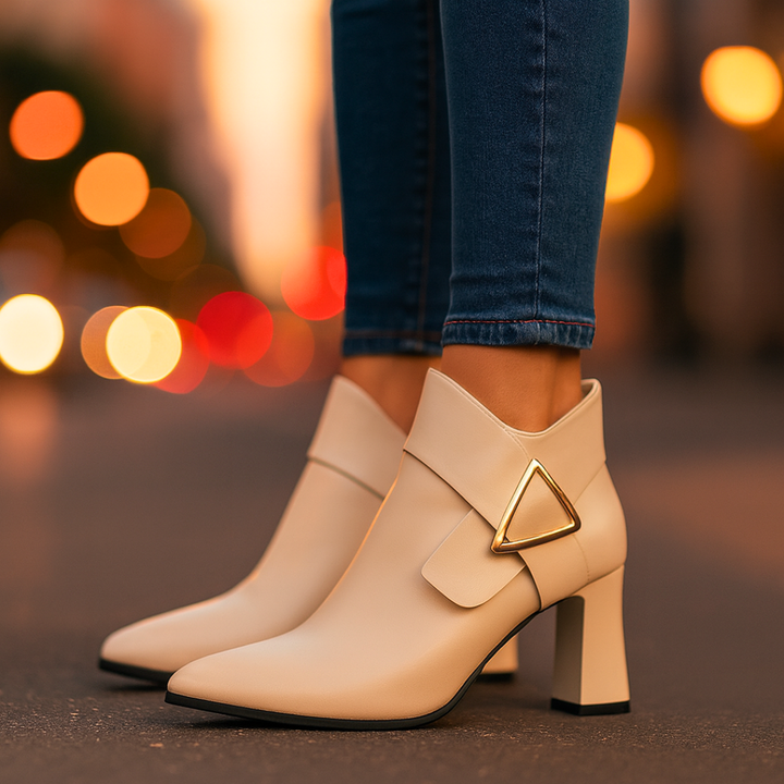 Hampton Lane Ankle Boots — front view