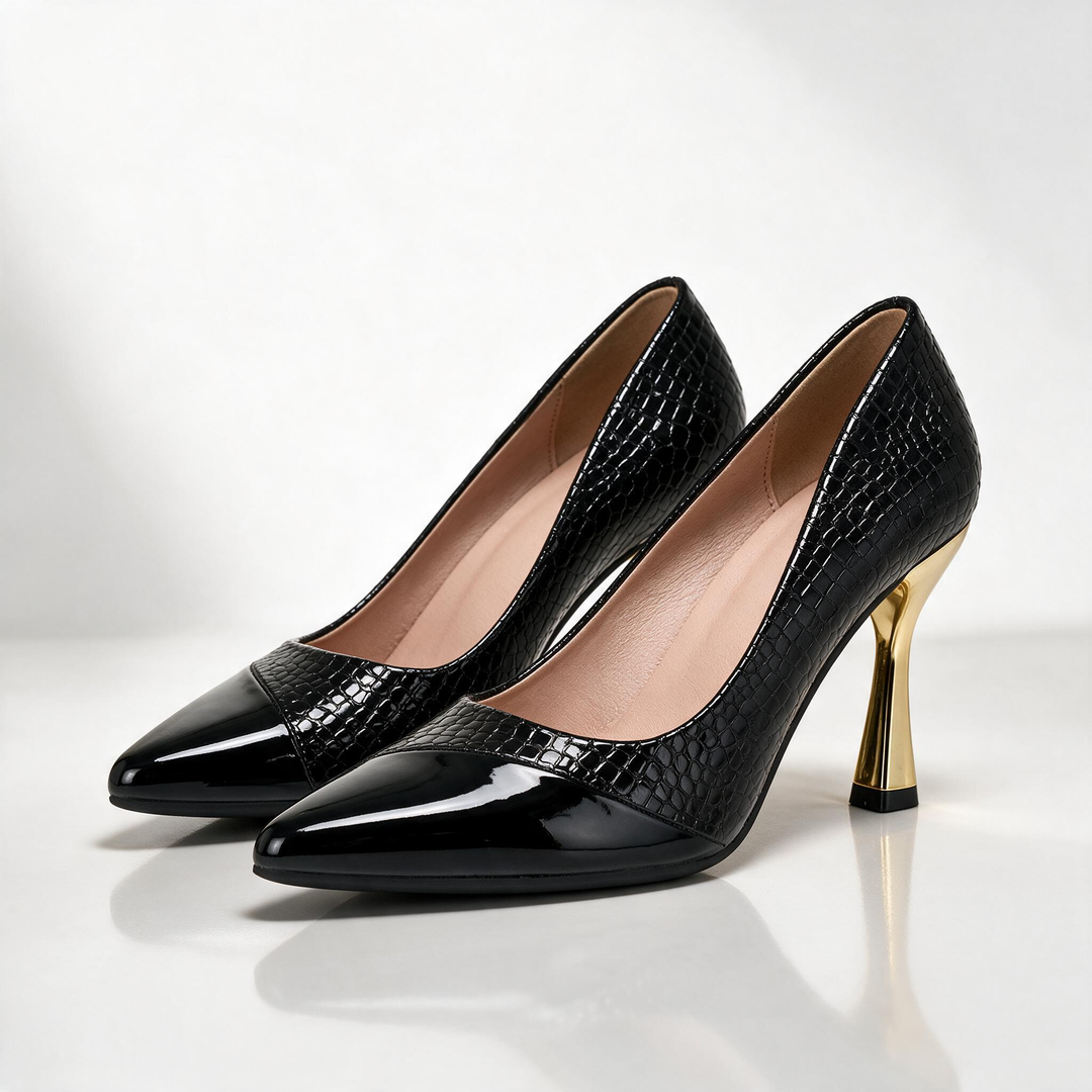 Florence Croc Point Heels