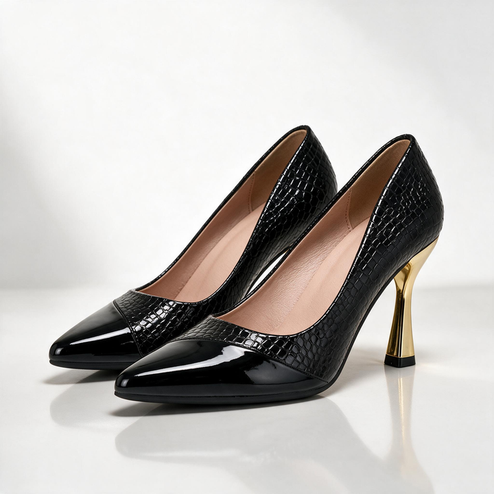 Florence Croc Point Heels