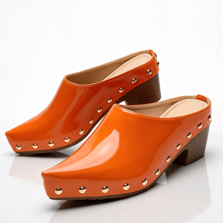 Sutton Studded Mules
