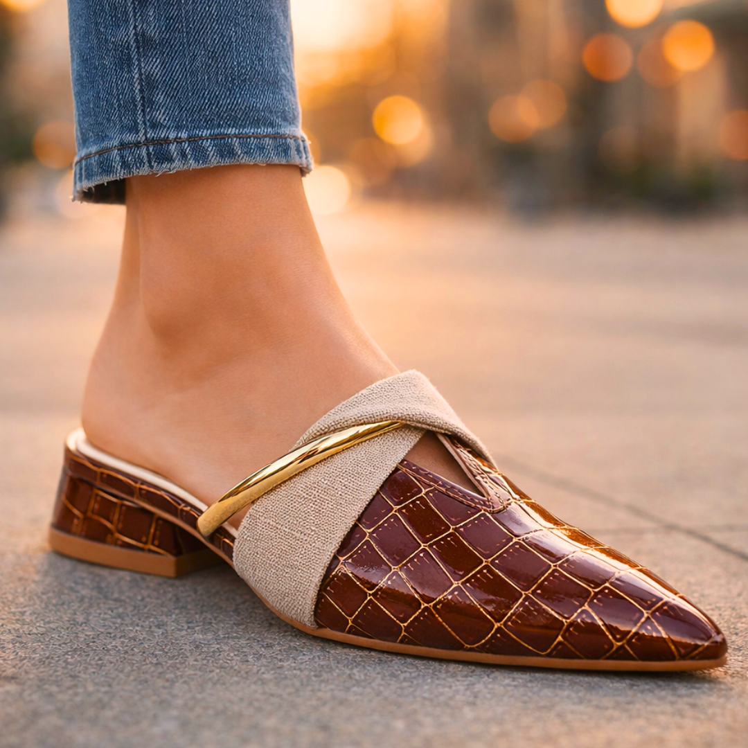 Harper Lane Gator Slip-On's — front view