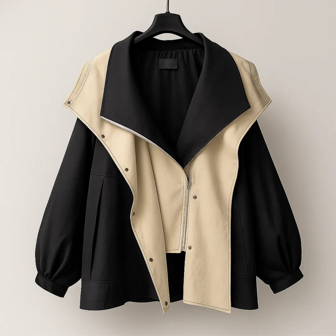 Sofia Drape Windbreaker — detail view