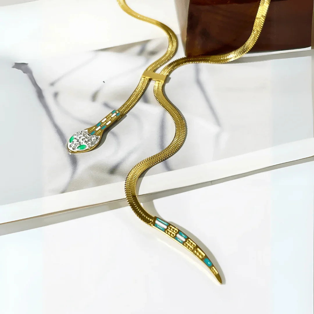 Coiled Desire Necklace — detail view