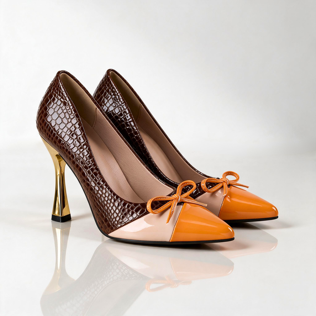 Vivienne Signature Croc Pump