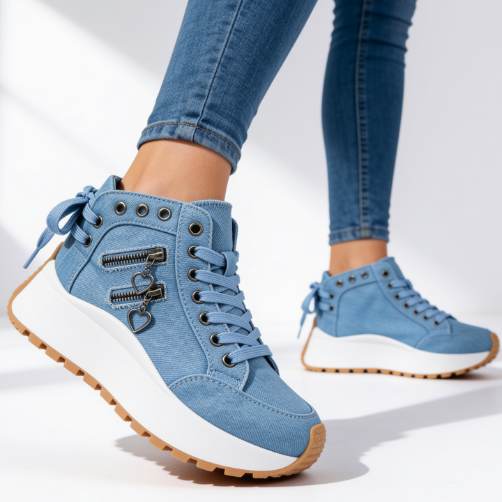 Ella Sweetheart Platform Sneakers