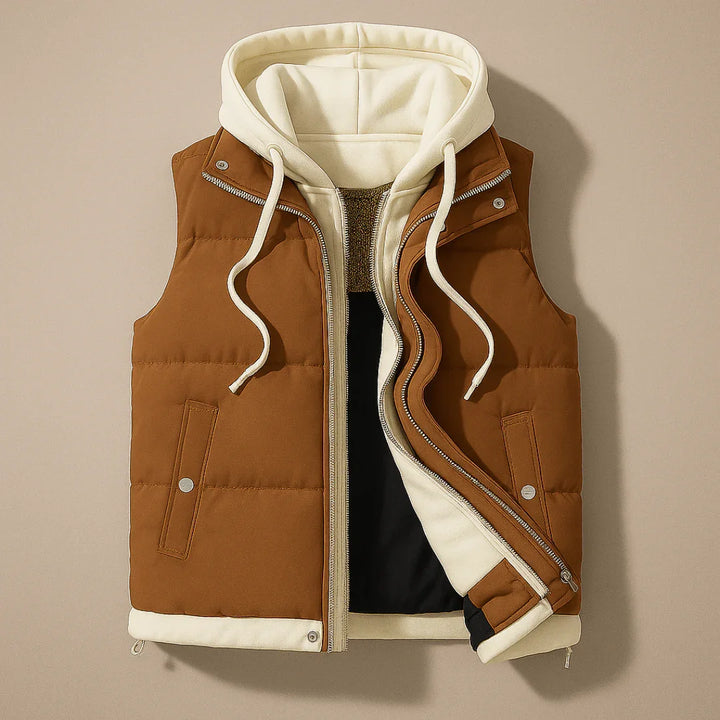 Fairmont Hooded Vest — back view