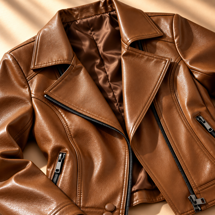 Francesca Lapel Moto Jacket