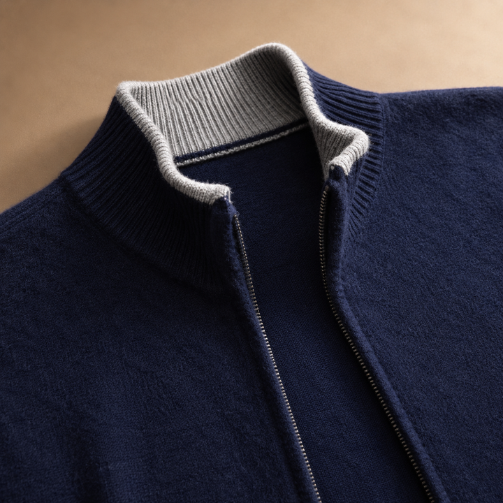 Jacob Brushed Knit Zip